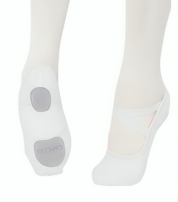Demi-Pointes de Danse Classique en Toile Stretch 2037W Hanami Capezio Blanc