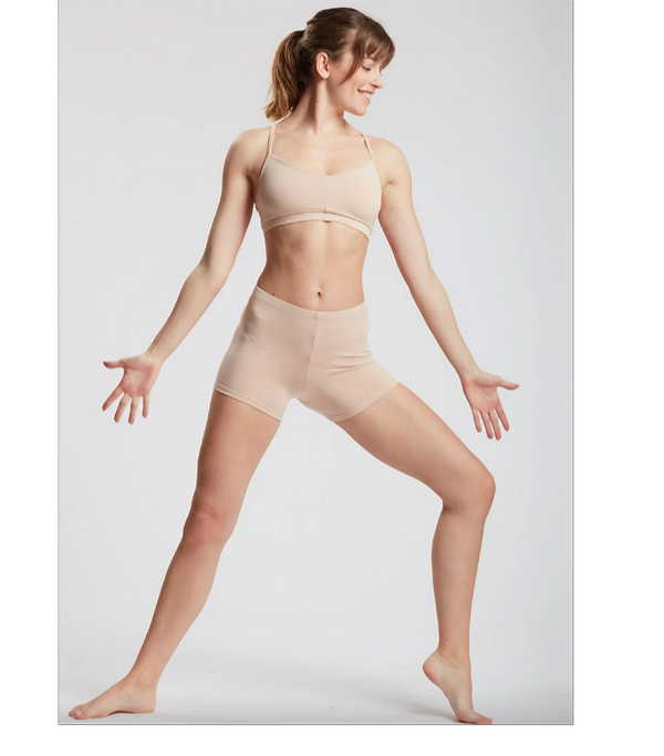 Short Visu Temps Danse Chair Femme - Invisible & Danse Jazz/Classique