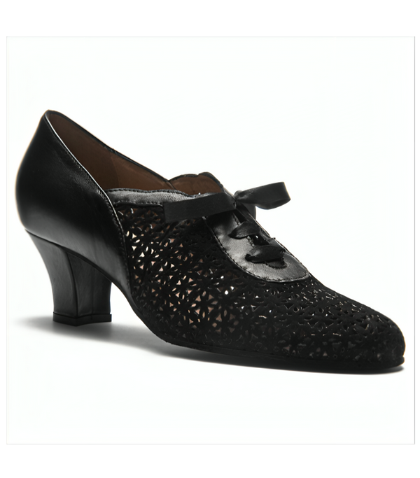 Chaussures Swing  Ajourees Pieds Sensibles 9231 Rumpf Noir
