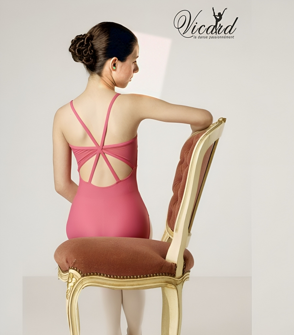 Justaucorps Vicard J80 Denize Fille : Elegance et Maintien pour la Danse Classique