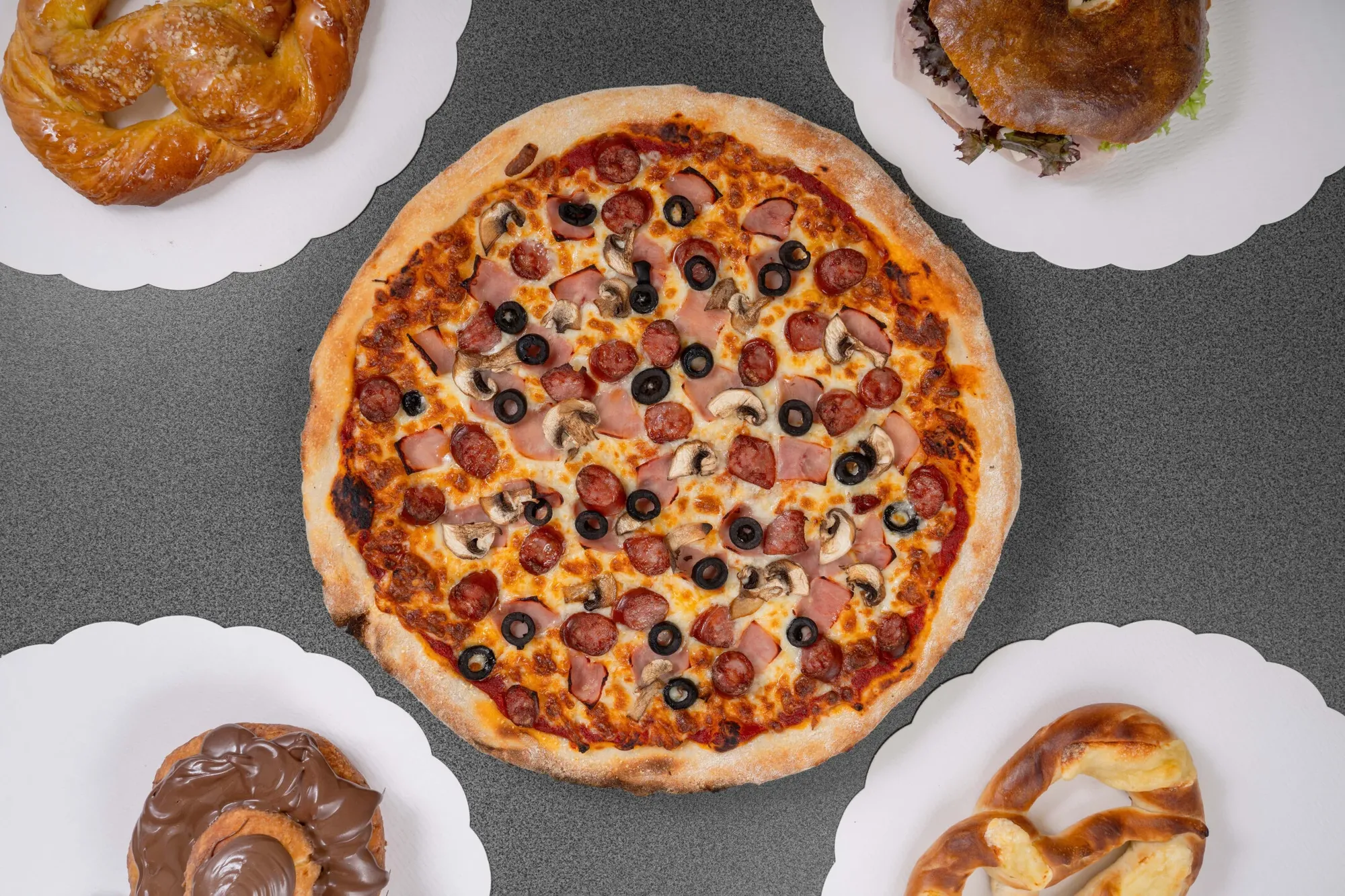 Versgebakken pretzels van Pretzel King