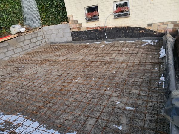 Chantier Avant Pose Ciment