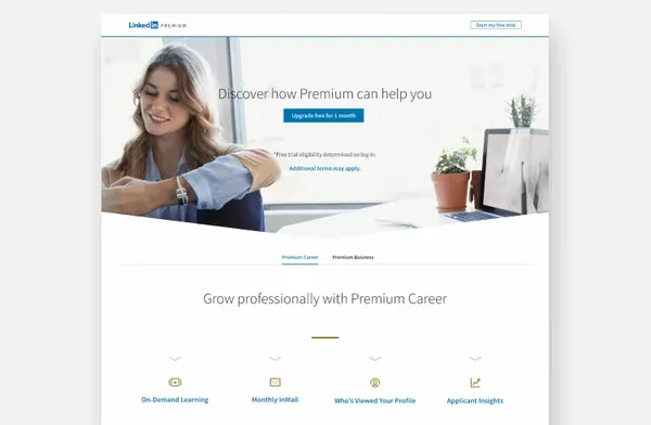 LINKEDIN - Landing Page