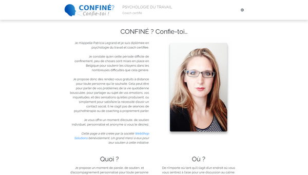Confiné ? Confie-toi